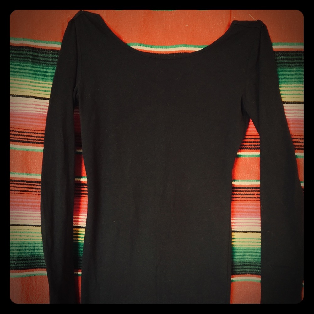 Black High Low Dress